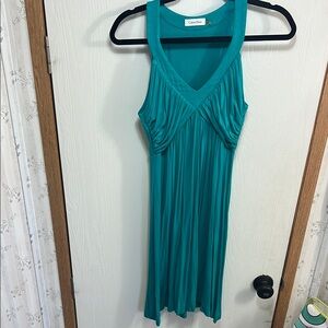Calvin Klein Teal Mini Dress